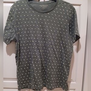 Vintage True Religion Monogram Olive Green Men's T-Shirt Size:2XL
